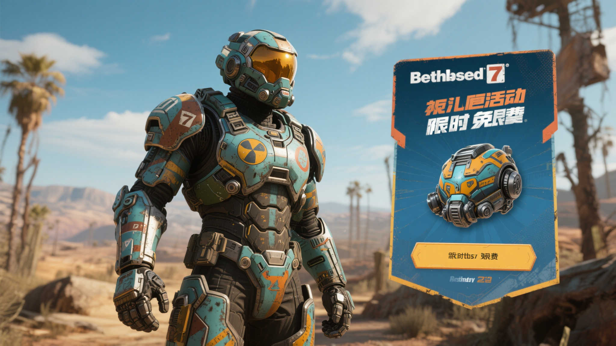 B社限时福利：《辐射76》免费动力甲皮肤惊喜上线