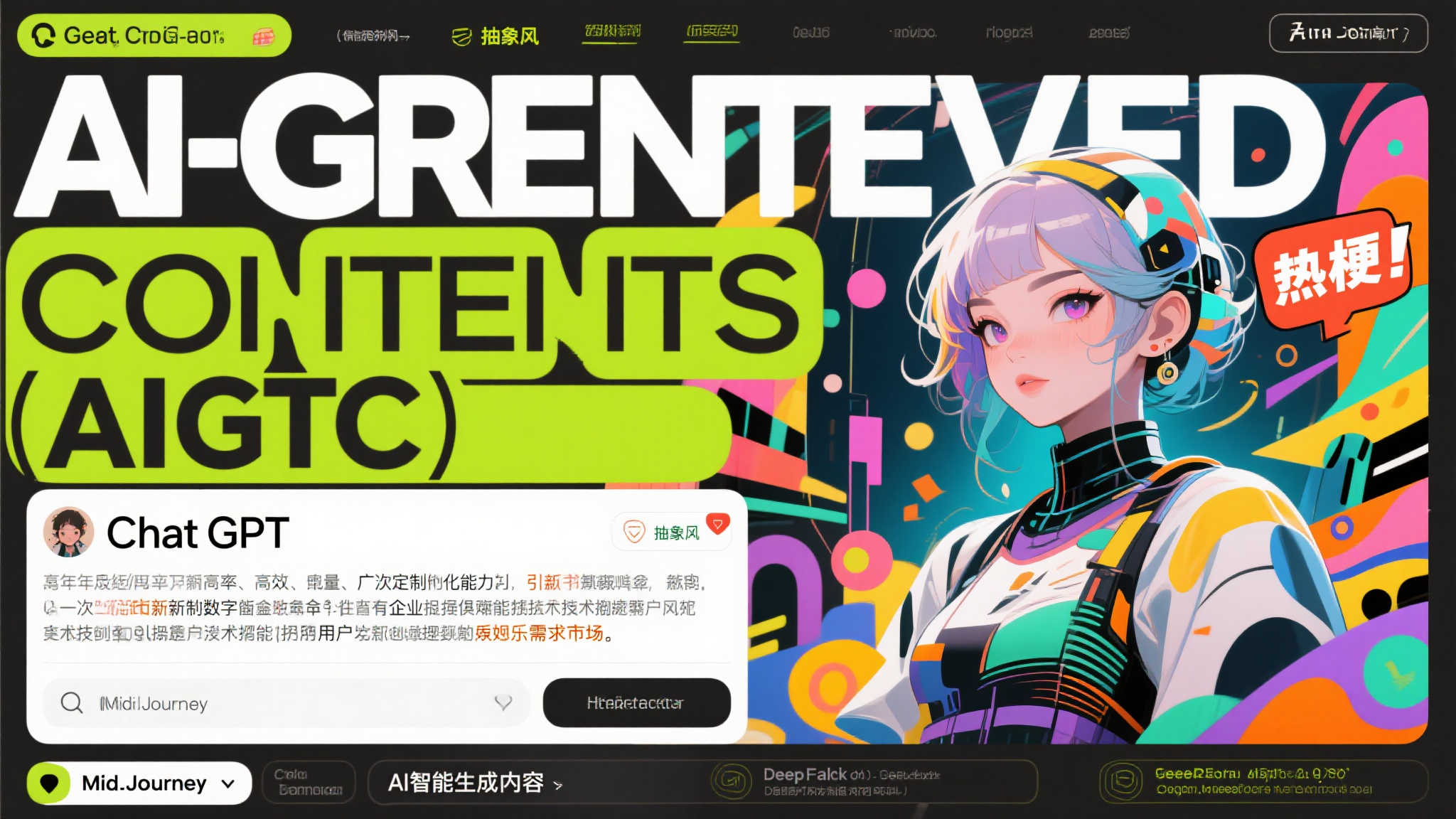 AIGC如何通过热梗与抽象创意在互联网站稳脚跟？