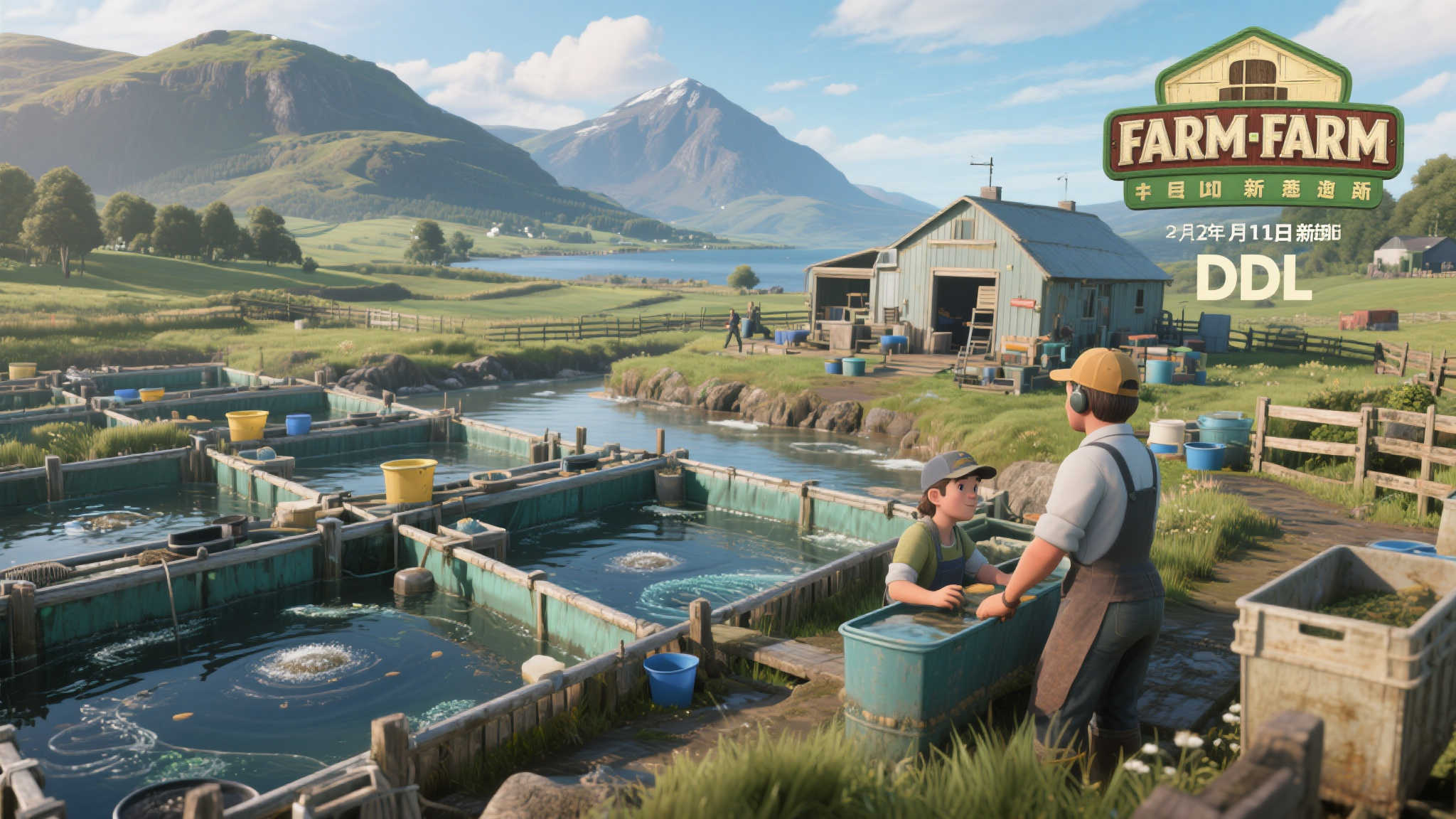 《模拟农场25》全新DLC11月上线:苏格兰风光与水产养殖添趣 《模拟农场25》全新DLC11月上线:苏格兰风光与水产养殖添趣