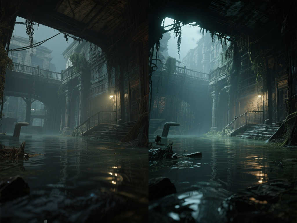 《沉没之城》复刻版焕新登场：虚幻5引擎打造，画质对比图震撼发布