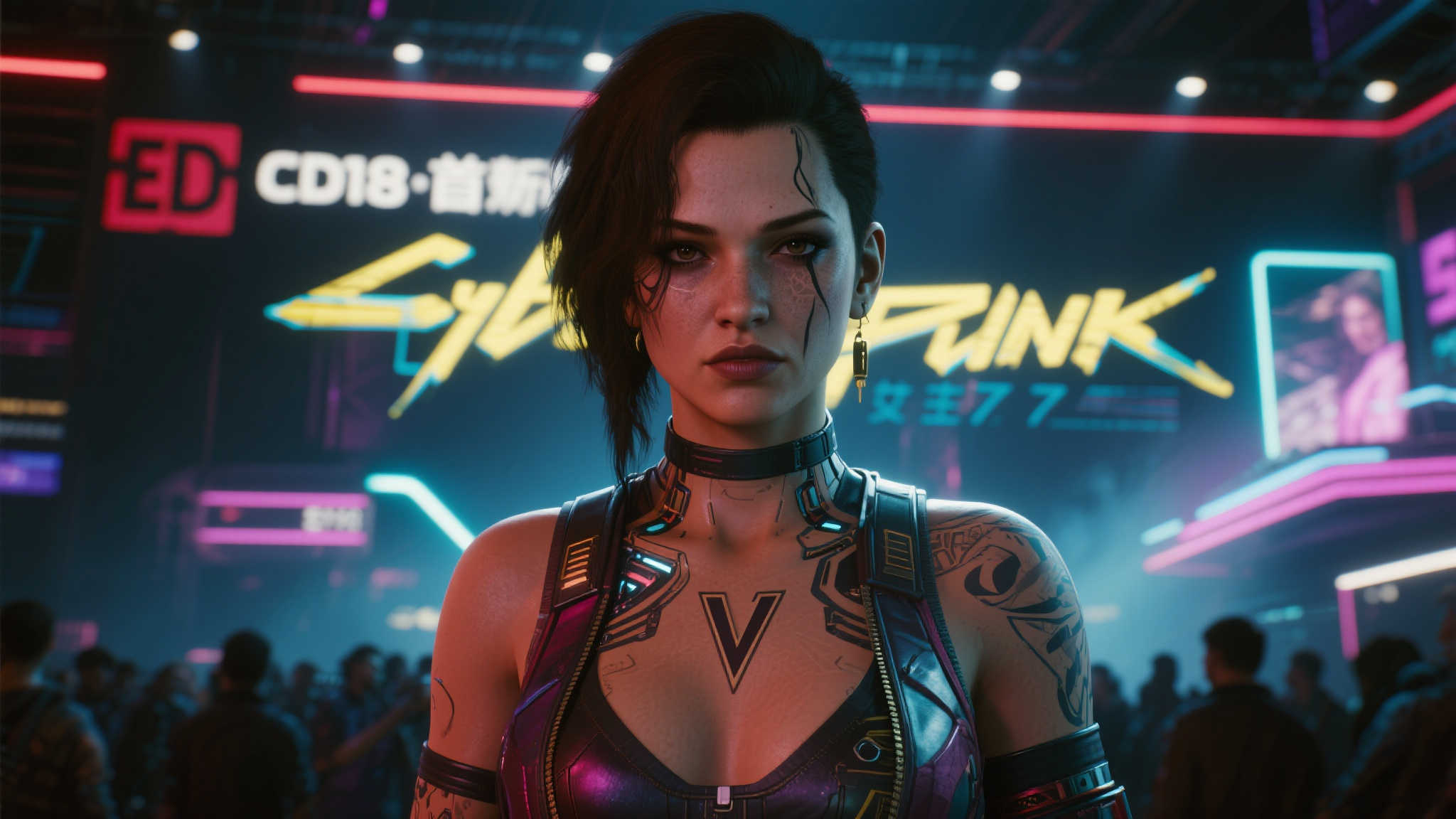 《2077》惊喜揭秘:E3演示版女主原型现身夜之城 《2077》惊喜揭秘:E3演示版女主原型现身夜之城