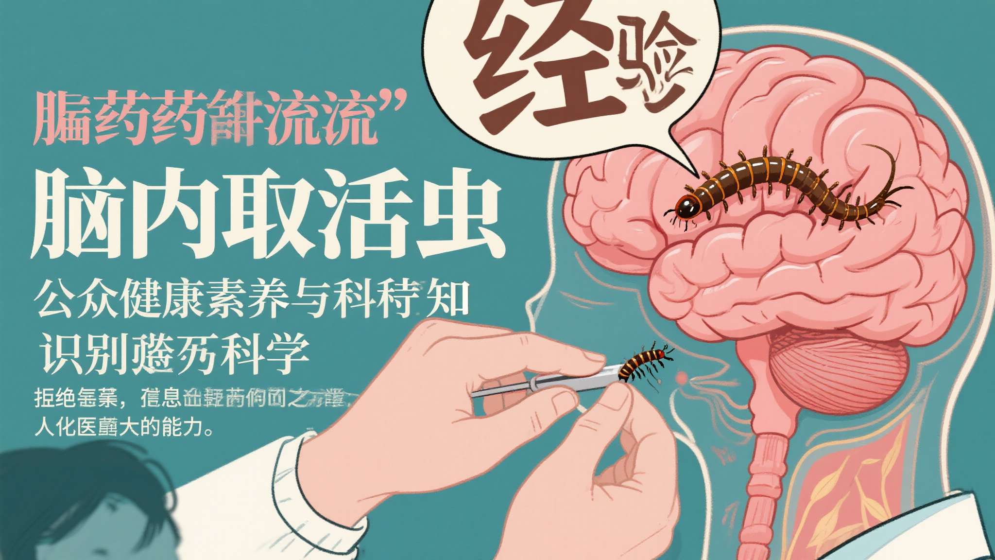 男子眼内取出7条活虫